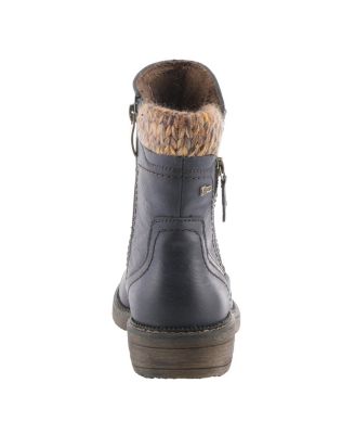 Wibea Women's Booties with Faux Fur Lining