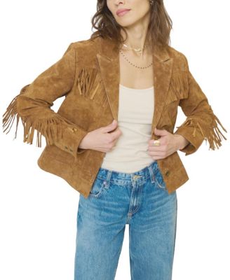 Women's Atlas Genuine Suede Fringe Blazer
