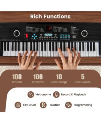 61 Key Electric Portable Digital Keyboard Piano for Beginner