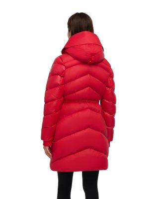 Women's Saturn Mid-Length Quilted Puffer with Removable Hood