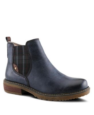 Nonia Women's Bootie with Plaid Elastic Strap