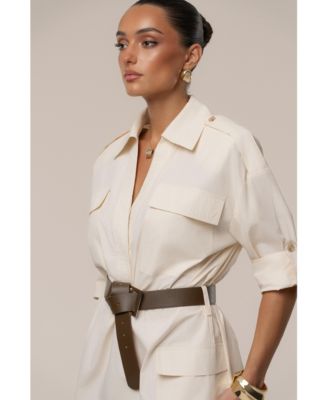 Women's Harbor Shore Belted Maxi Dress