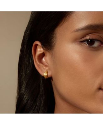 Little Joys Dot Huggie Hoop Earrings