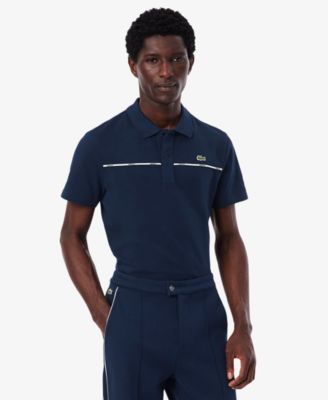 Men's Ribbed Collar Polo Shirt