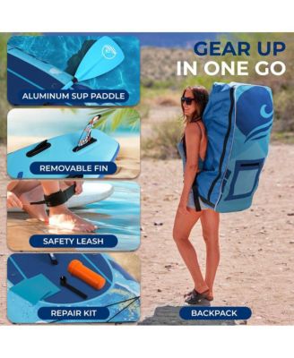 Rising Flow Stand-Up Paddle-Board (SUP) with Waterproof Mobile Phone Case, 10'6"