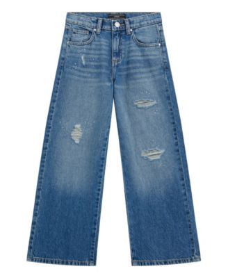 GUESS - Big Girls 7-16 90s Fit Distressed Detail Jeans