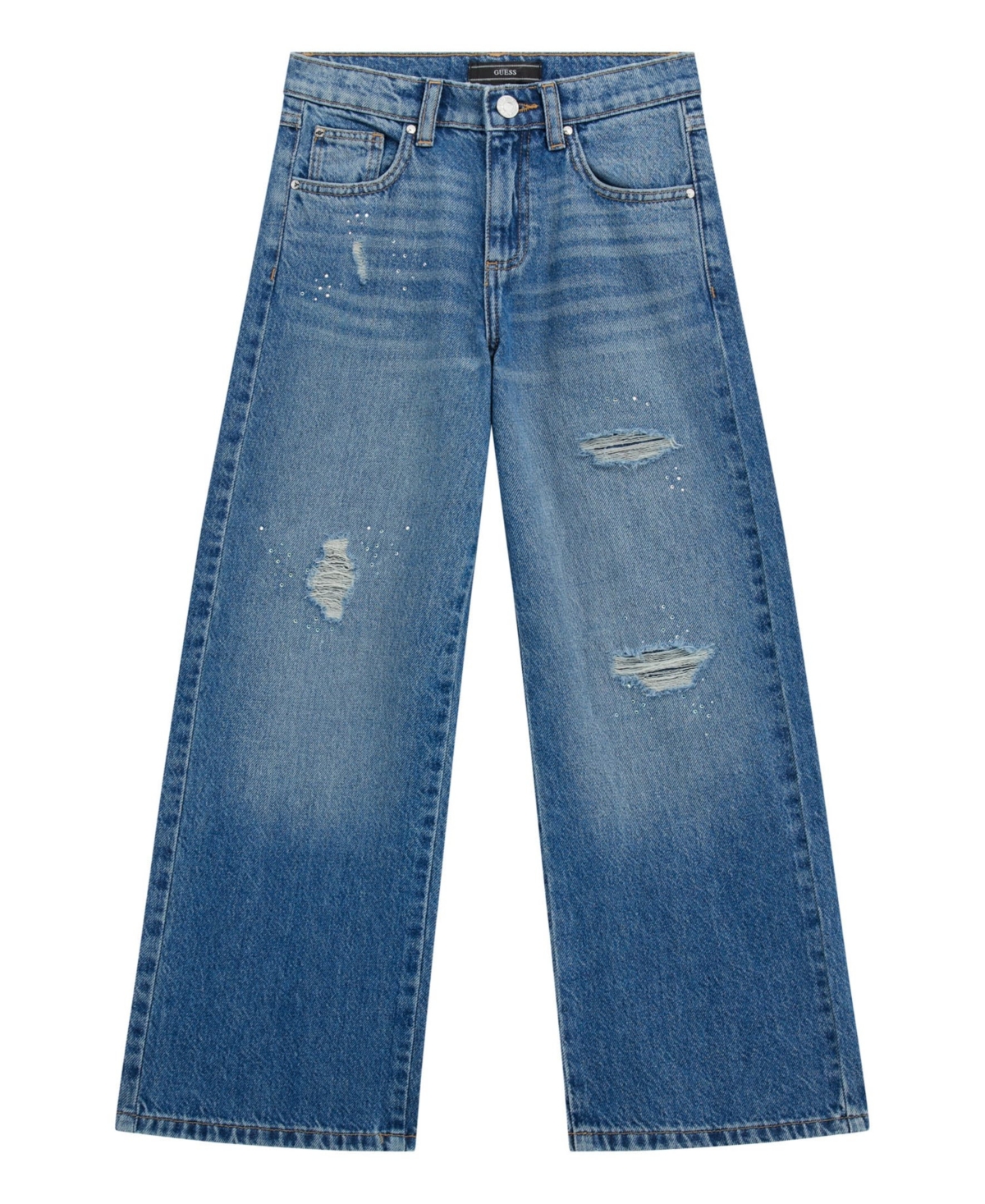 Guess Girls 7-16 90s Fit Distressed Detail Jeans
