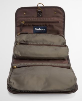 Men's Wax Hanging Washbag