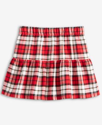 Girls' Toddler 2T-4T Metallic Plaid Skirt, Macy's Exclusive