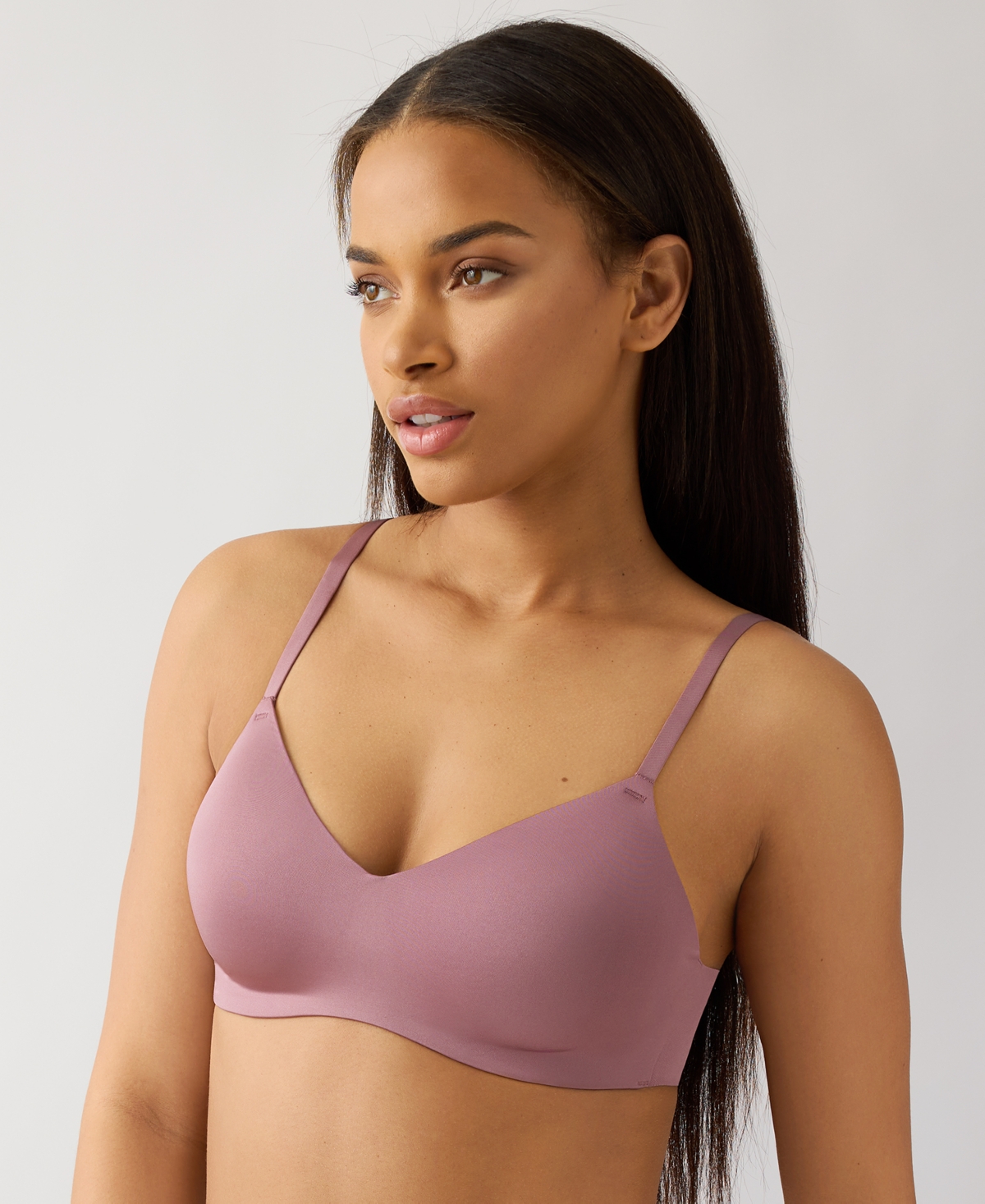 B.tempt'd By Wacoal Women's Spotlight Wire-free Contour T-shirt Bra, 956293 In Purple