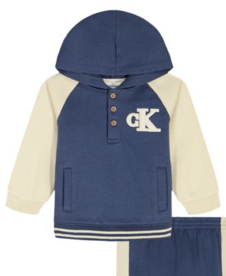 Baby Boys' Color Block Logo Fleece Hoodie and Joggers, 2-Piece Set