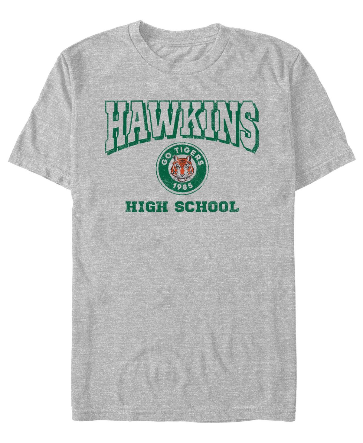 Мужская футболка Stranger Things с коротким рукавом и круглым вырезом горловины