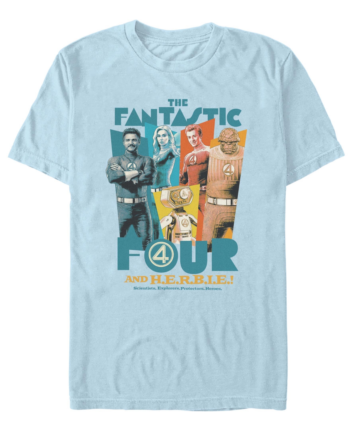 Fifth Sun Men's Fantastic 4 First Steps Crewneck T-Shirt