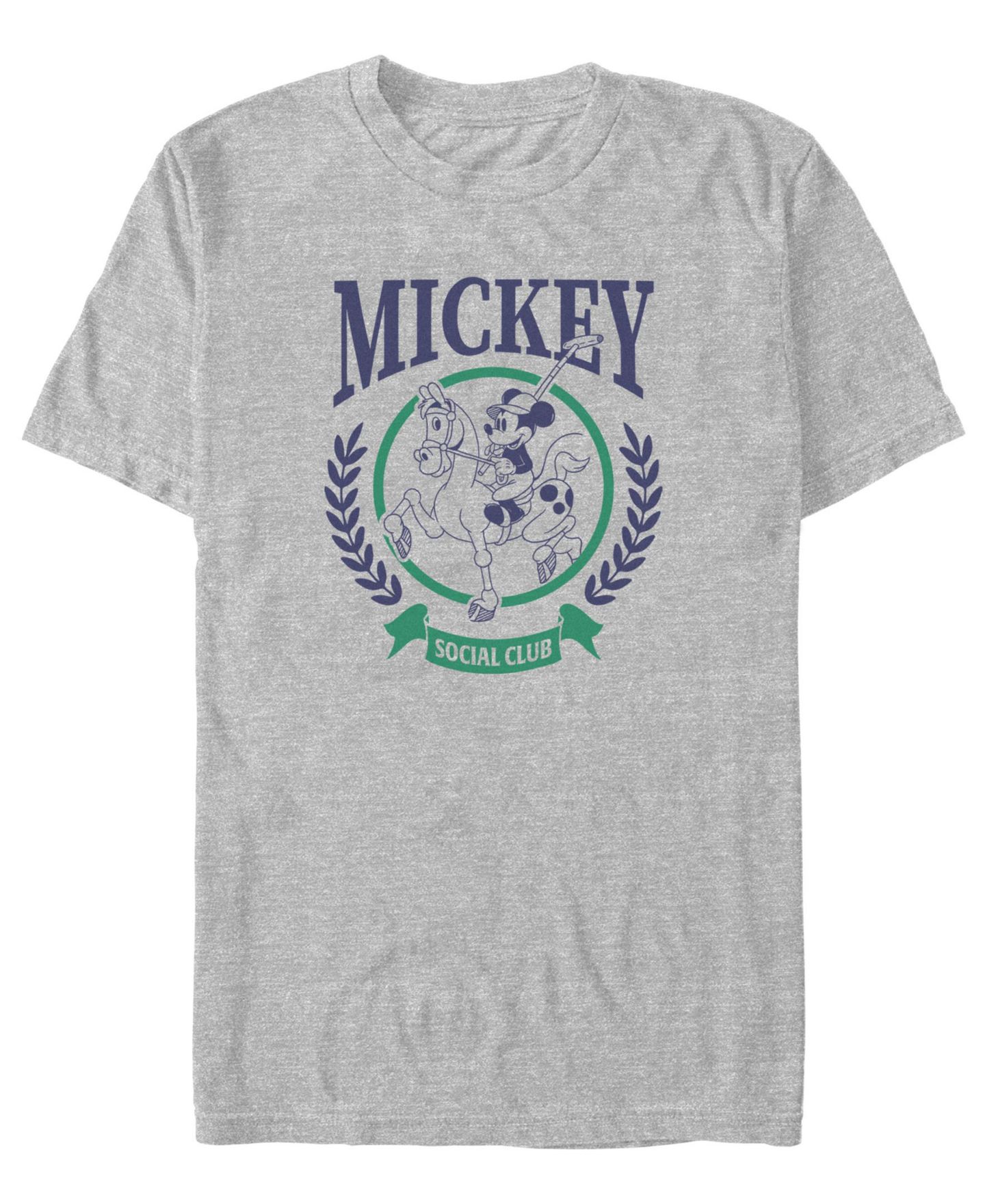 Мужская футболка Fifth Sun Mickey Classic Crewneck, цвет: Меланжевый — фото 1