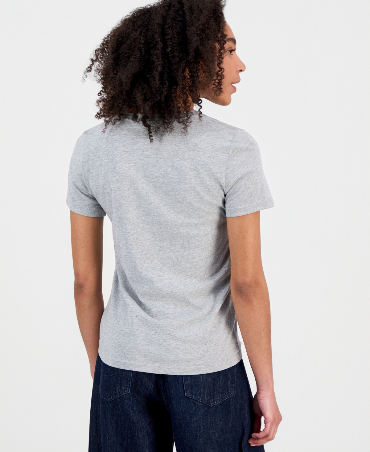 Lucky Brand Juniors' Cotton Fender Cowgirl T-shirt In Gray