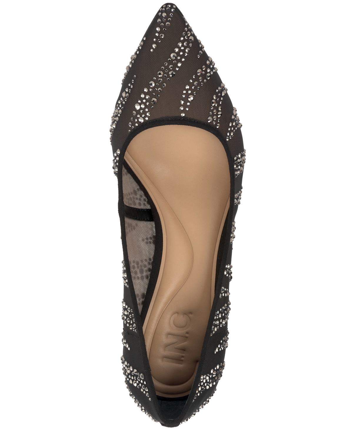 Inc International Concepts Women's Zitah Embellished Pointed Toe Pumps, Created For Macy's In Black