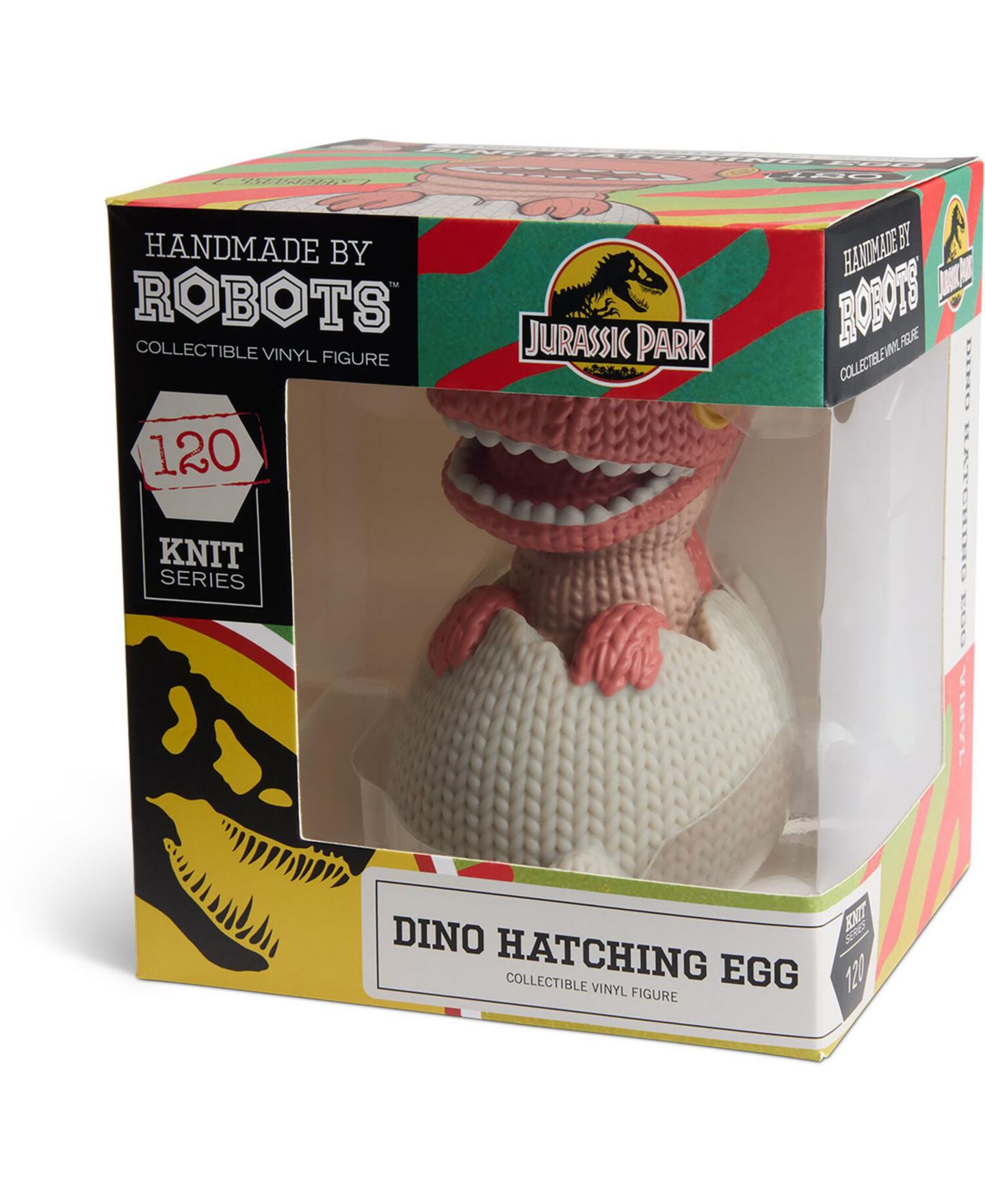Детская фигурка Handmade By Robots Jurassic Park 5.7" Dino Hatching Egg #120 Vinyl Figure, Ages 3+ — фото 4