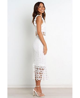 white beach dresses The Plus Beach Dress Summer Boho Mini Dress Sleeveless Lace Boho Beach Hut Linen 30.0% White Beach Dress - Macy's