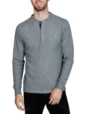 Men's Cozy Knit Henley T-Shirts