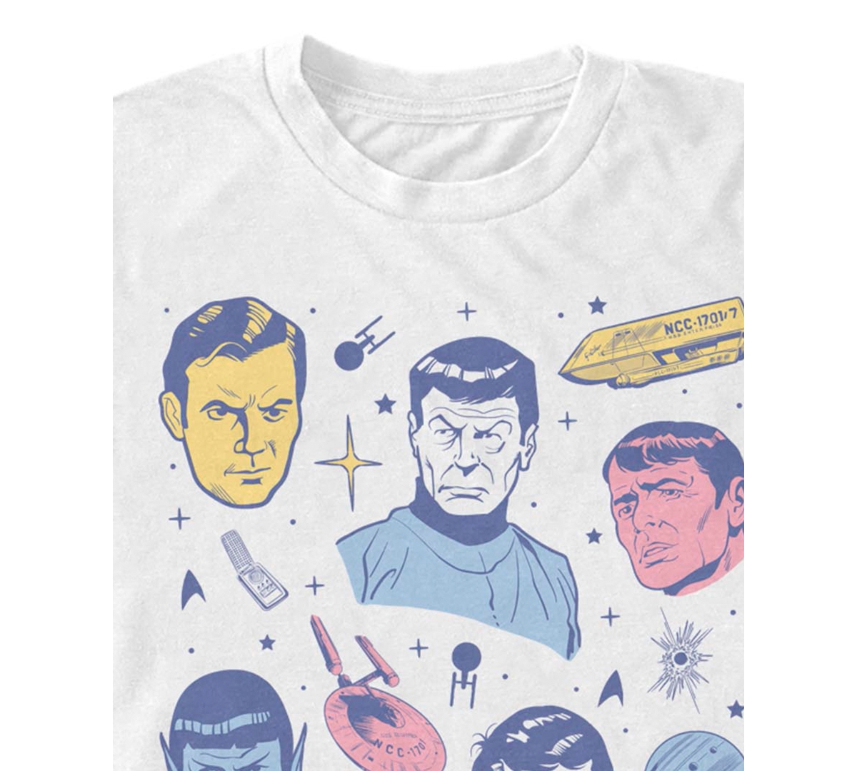 Fifth Sun Men's Star Trek: The Original Series Crewneck T-Shirt