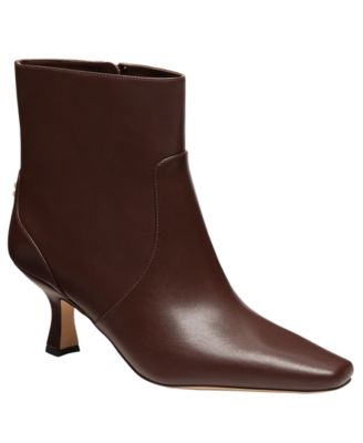 COACH - Women's Sculpted C Kitten Heel Booties