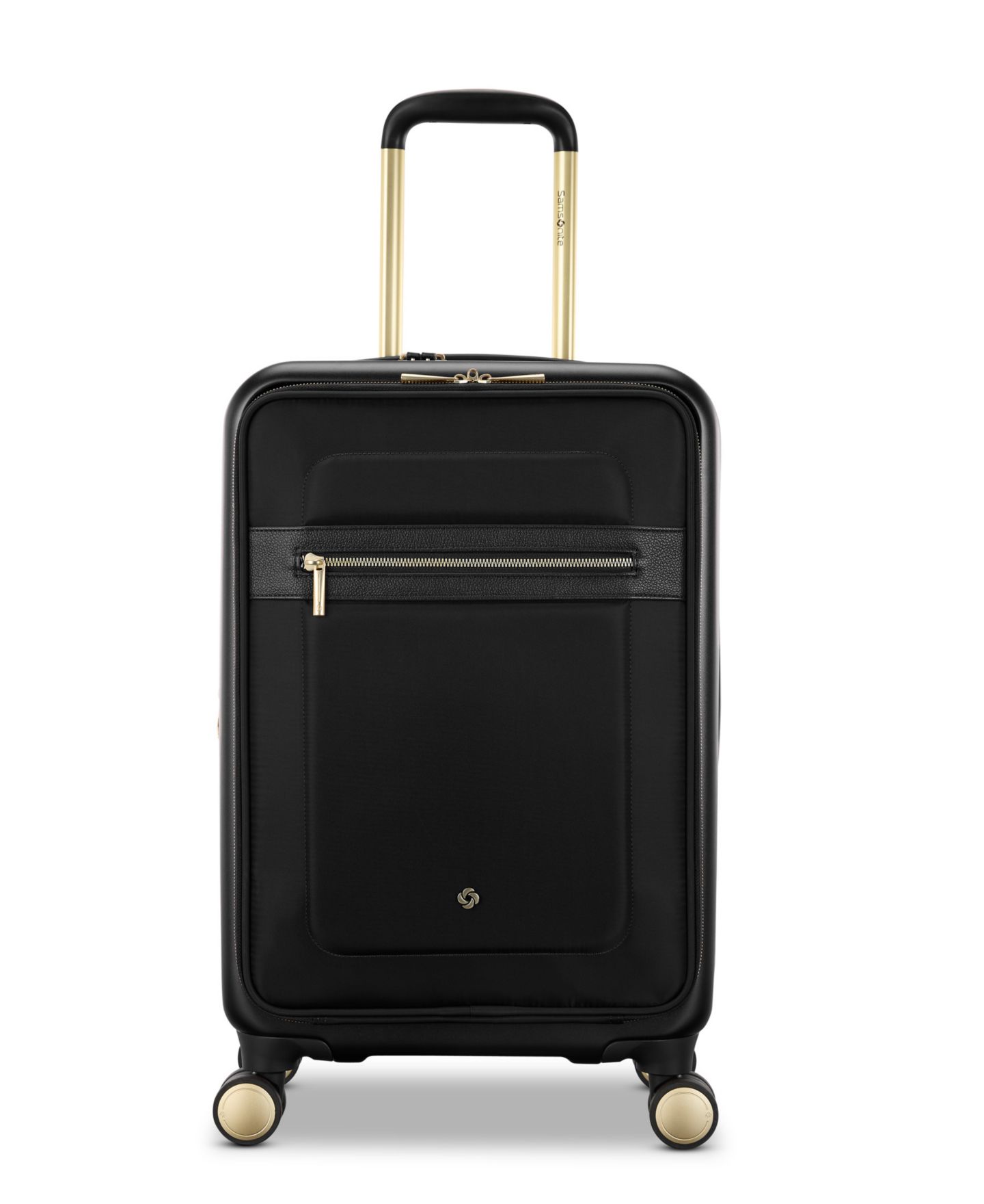 Чемодан Samsonite Mobile Solution 2 Expandable 20" Carry-On Spinner Luggage, цвет: Чёрный — фото 3