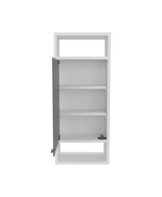 Sayre Medicine Cabinet with Mirror, 1 Door and 5 Storage Shelves