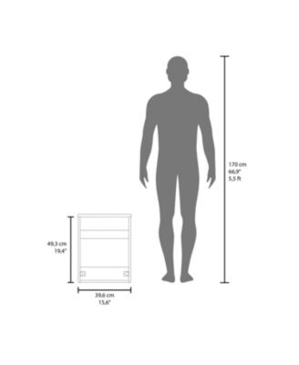 Chisana Bathroom Vanity, 1 Door, Black Wengue