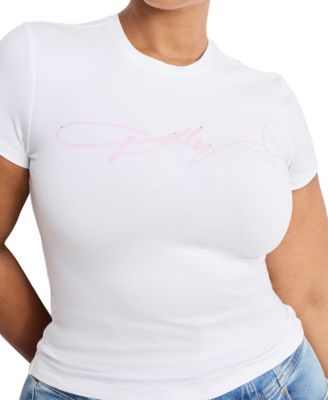 Women's Dolly Signature Print Top, Regular & Plus Size