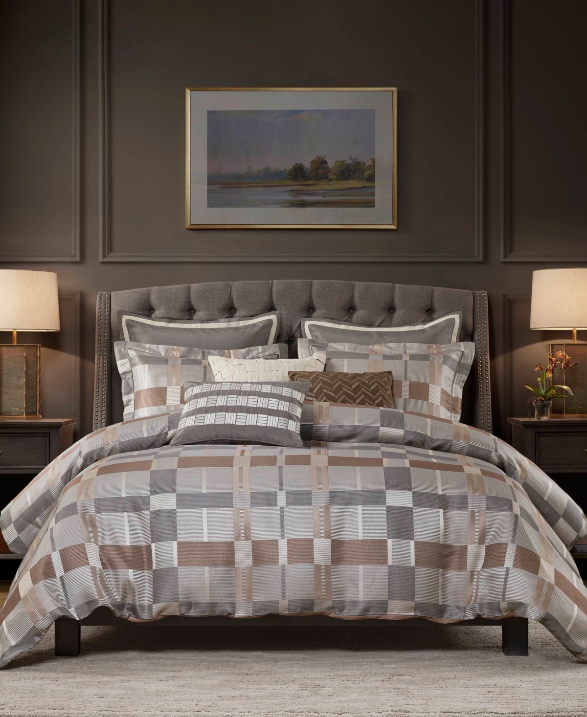Madison Park Signature Prescott Jacquard Oversized Duvet Style 9-pc. Comforter Set, King In Multi
