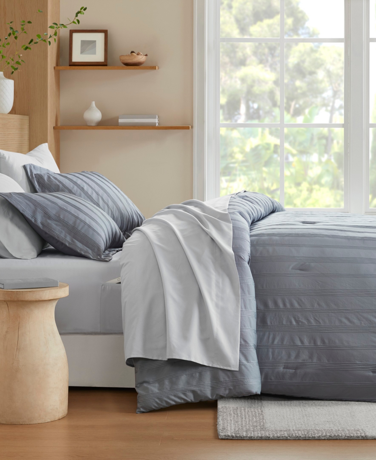 510 Design Logan Woven Striped 7-pc. Comforter Set, Queen In Multi