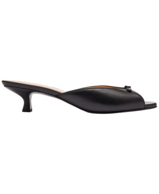 Women's Kitten Heel Round Toe Dress Sandals