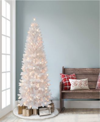 Puleo 6' Pre-Lit Carson Artificial Pine Tree