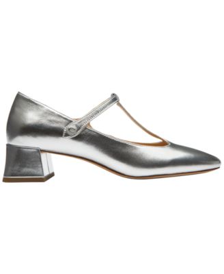 Women's Angelina T-Strap Mary Janes Round Toe Pumps