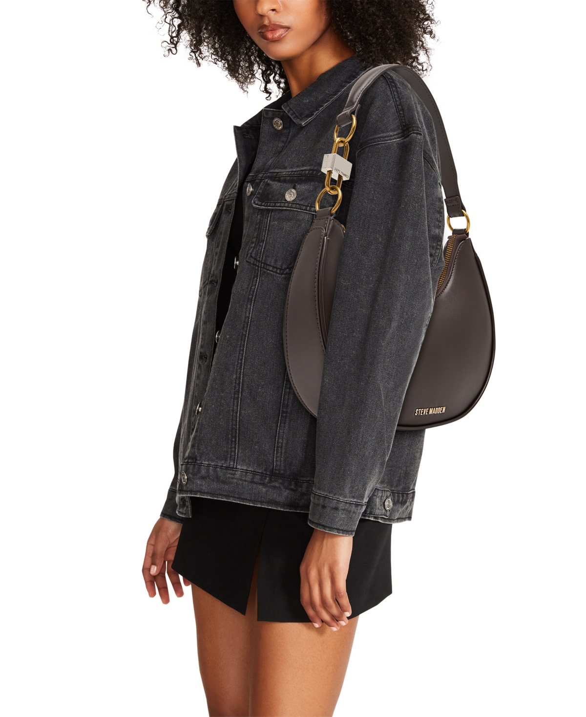 Steve Madden Blohan Small Hobo Bag In Brown