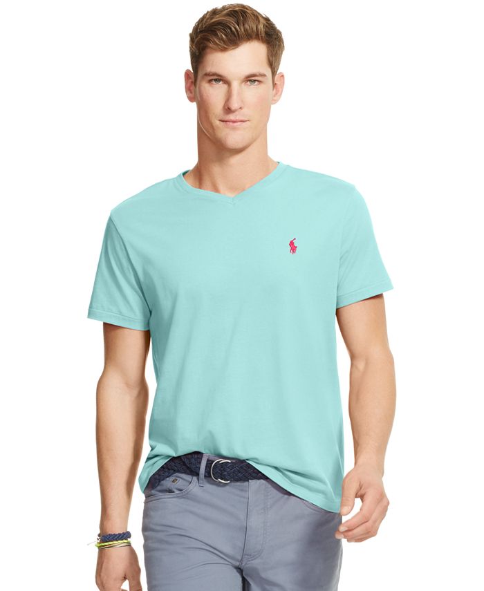 Polo Ralph Lauren Men's Jersey V-Neck T-Shirt & Reviews - T-Shirts ...