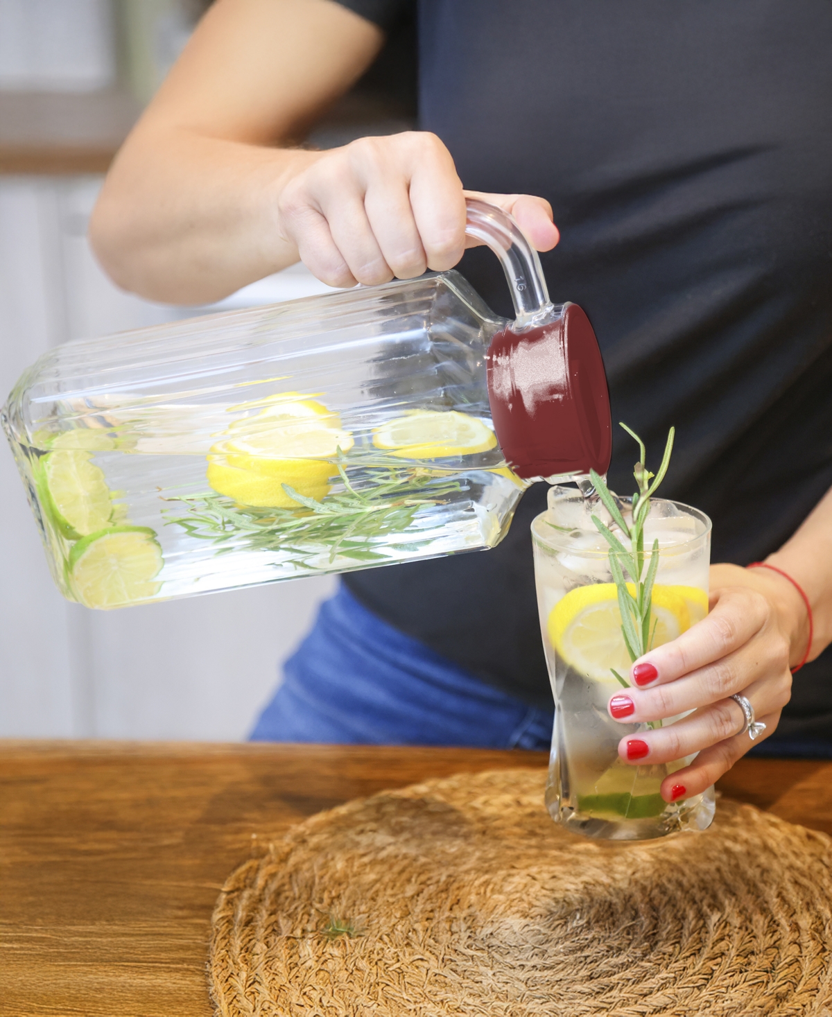 Sedona Kitchen 1.7-Liter Glass Pitcher