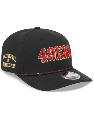 Men's Black San Francisco 49ers 2025 NFL Rivalries Sideline 9SEVENTY Adjustable Hat