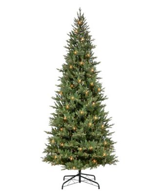 Puleo - 9 ft. Pre-Lit Balsam Fir Artificial Christmas tree with 1000 UL-Listed Clear Lights