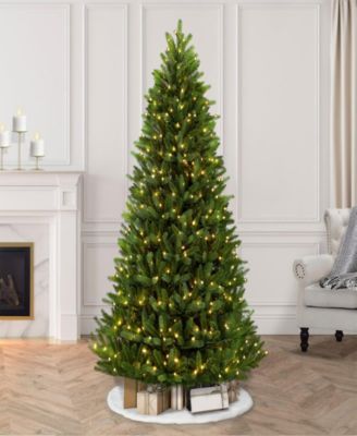 9 ft Pre-Lit Green Mountain Fir Artificial Christmas Tree with 1000 UL-Listed Clear Lights