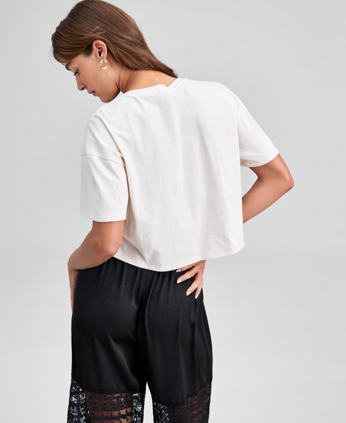 And Now This Women's Espresso Martini Short-sleeve Graphic T-shirt, Macy's Exclusive In White