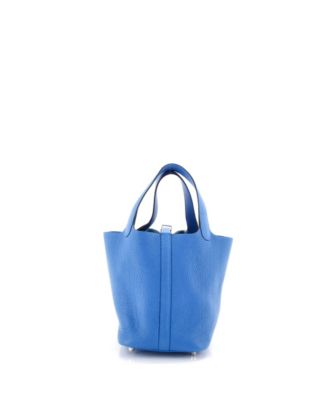 Pre-Owned Hermes PM Picotin Lock Bag Clemence