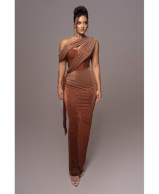 Women's Celestina Draped Maxi Dress