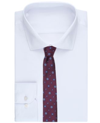 Men's Admiral Neat Floral Print Tie, Macy's Exclusive