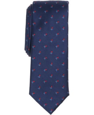 Bar III - Men's Rose Charm Printed Tie