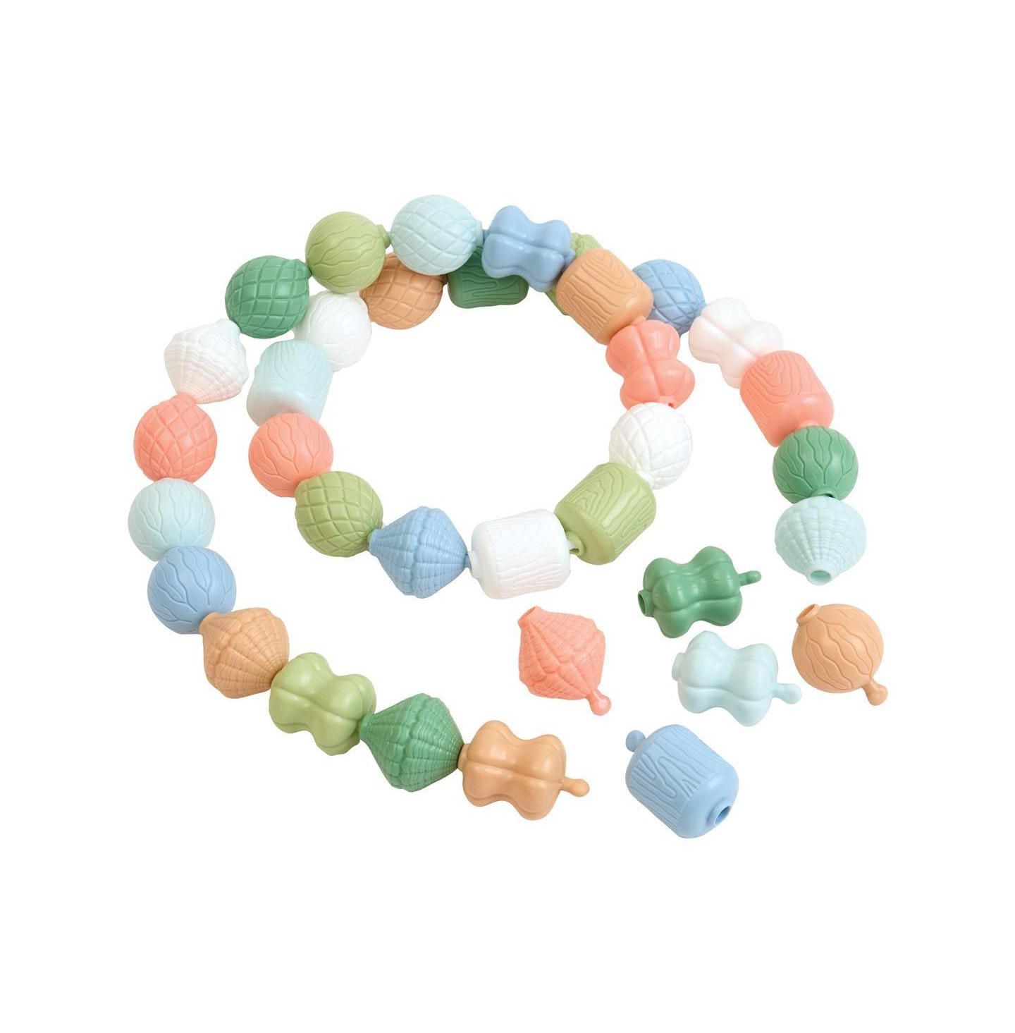 Детский конструктор Kaplan Early Learning Nature Easy-Link Friction-Fit 35-Piece Building Set, 12 Months and Up, цвет: Разноцветный — фото 1