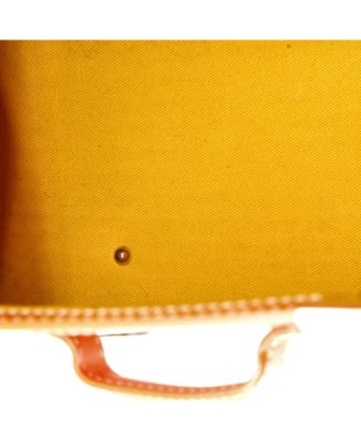 PM Saigon Top Handle Bag Coated Canvas with Leather