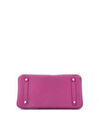 Birkin 30 Handbag Pink Togo with Palladium Hardware