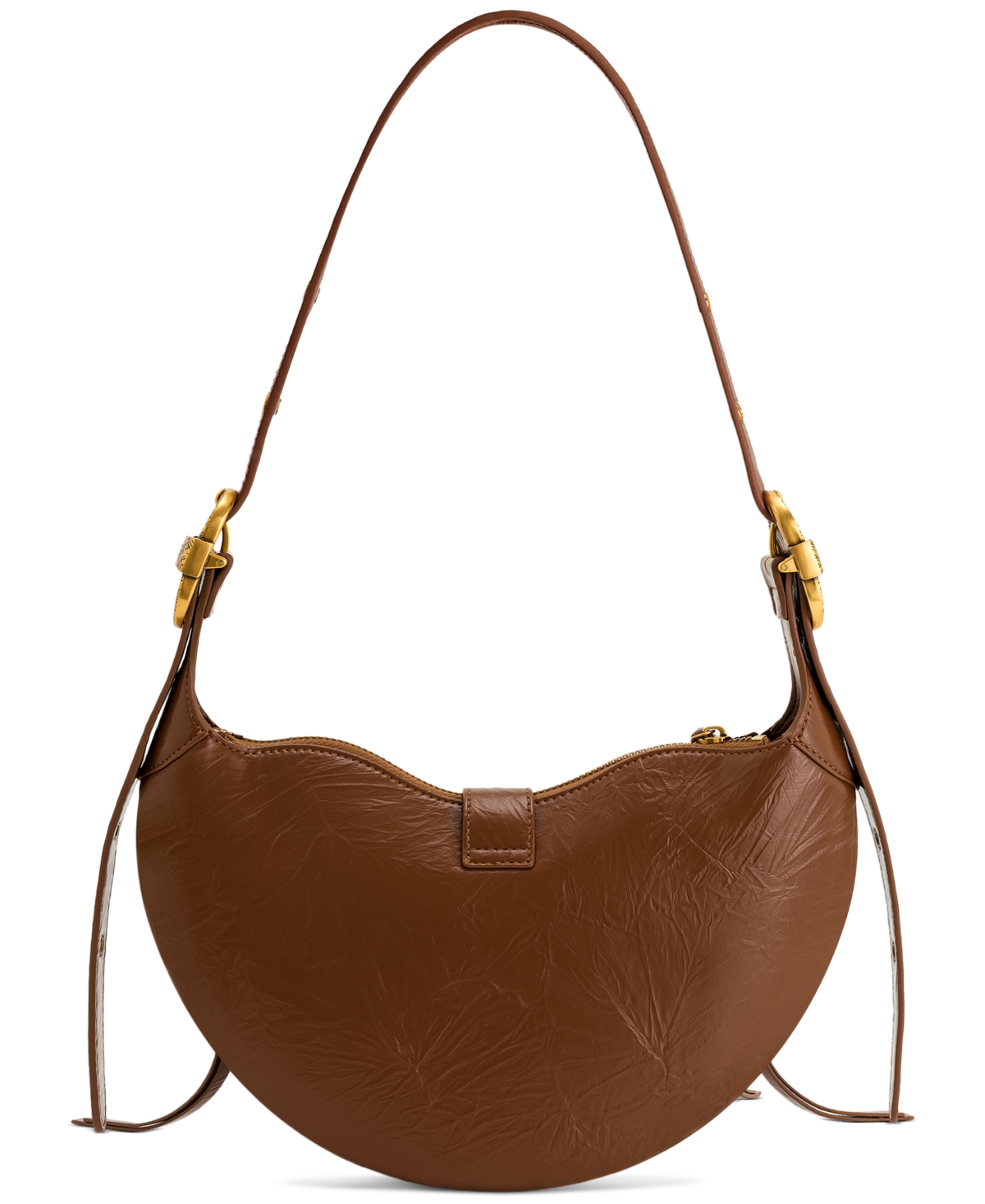 Jw Pei Tessa Crushed Small Shoulder Bag In Brown