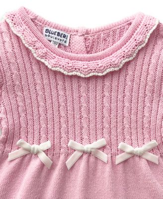 Baby Girls' Ruffle Trim Sweater Dress
